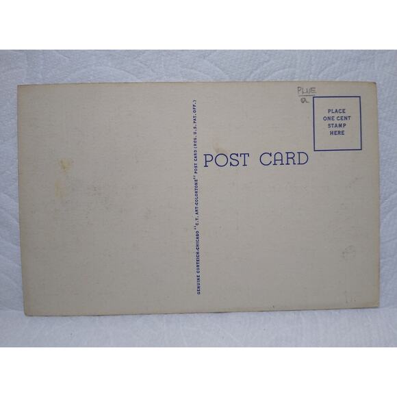 Greetings From West Virginia Large Big Letter Postcard Linen Curt Teich Vintage - Picture 2 of 2